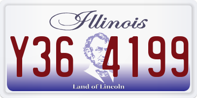 IL license plate Y364199