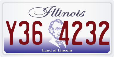 IL license plate Y364232