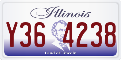 IL license plate Y364238
