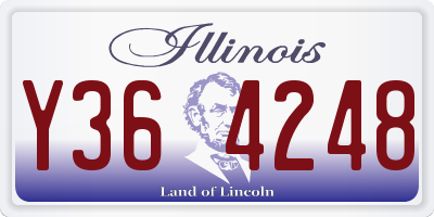 IL license plate Y364248