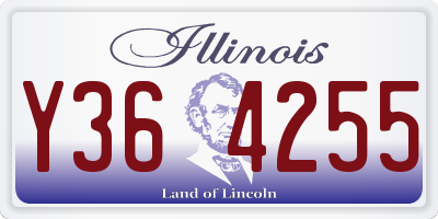 IL license plate Y364255