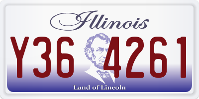IL license plate Y364261