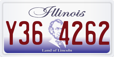 IL license plate Y364262