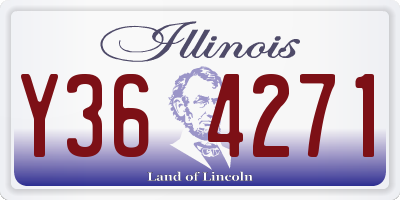 IL license plate Y364271