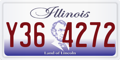 IL license plate Y364272