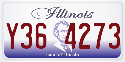 IL license plate Y364273