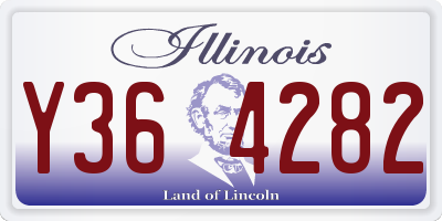 IL license plate Y364282
