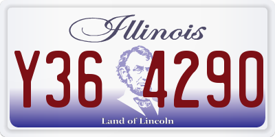 IL license plate Y364290