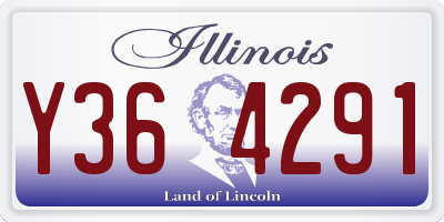 IL license plate Y364291