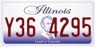 IL license plate Y364295