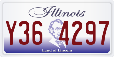 IL license plate Y364297