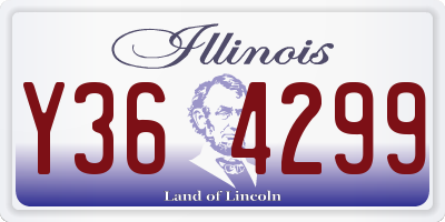 IL license plate Y364299