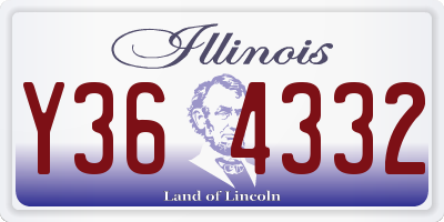 IL license plate Y364332