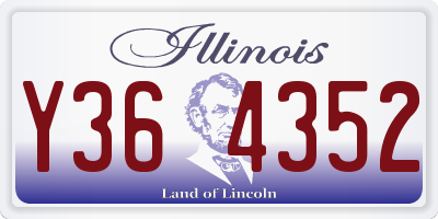 IL license plate Y364352