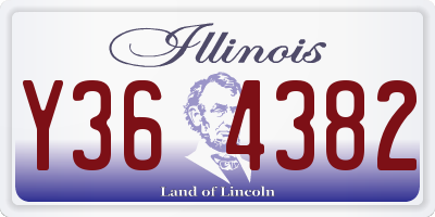IL license plate Y364382