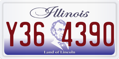 IL license plate Y364390