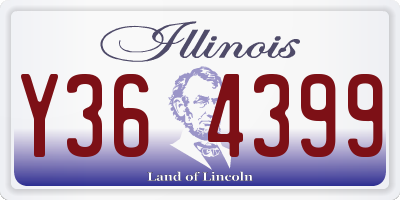 IL license plate Y364399
