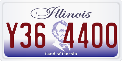 IL license plate Y364400