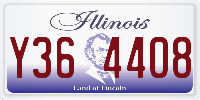 IL license plate Y364408