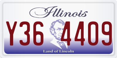 IL license plate Y364409
