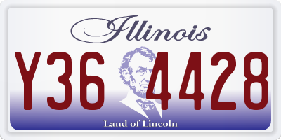 IL license plate Y364428