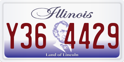 IL license plate Y364429