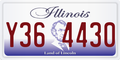 IL license plate Y364430