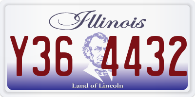IL license plate Y364432