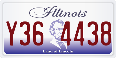 IL license plate Y364438