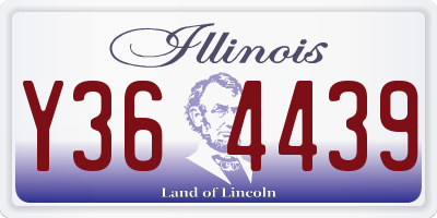 IL license plate Y364439