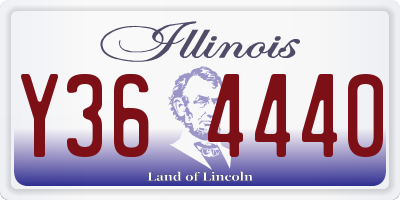 IL license plate Y364440