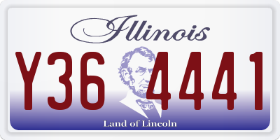 IL license plate Y364441