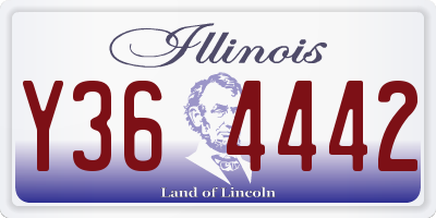 IL license plate Y364442