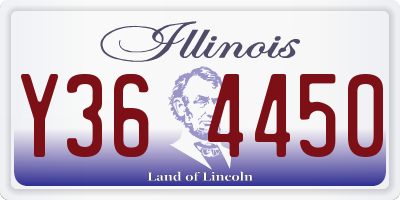 IL license plate Y364450