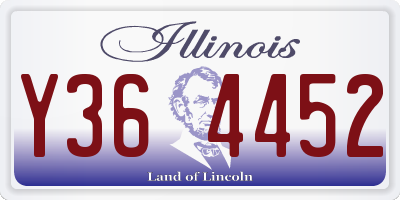 IL license plate Y364452