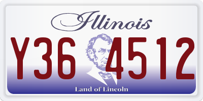 IL license plate Y364512
