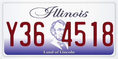 IL license plate Y364518