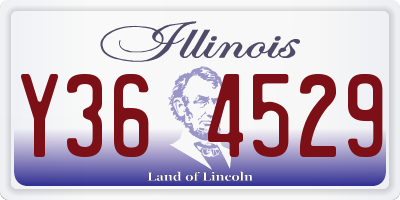 IL license plate Y364529