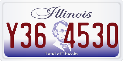 IL license plate Y364530