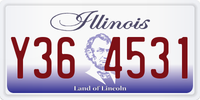 IL license plate Y364531