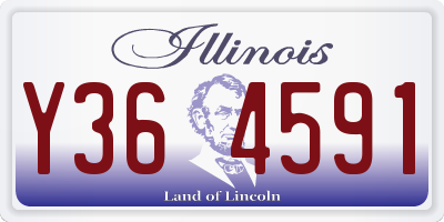 IL license plate Y364591