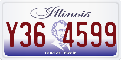 IL license plate Y364599