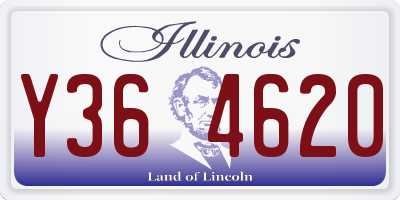 IL license plate Y364620