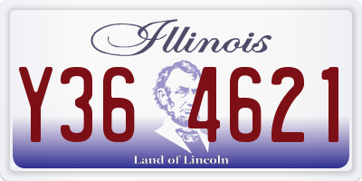 IL license plate Y364621