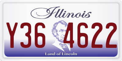 IL license plate Y364622