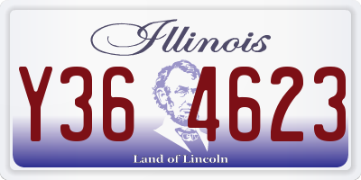 IL license plate Y364623