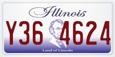 IL license plate Y364624