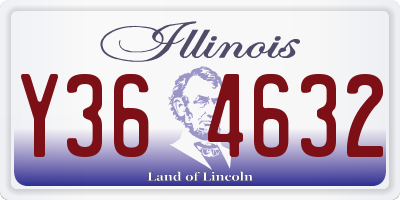 IL license plate Y364632