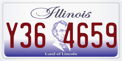 IL license plate Y364659