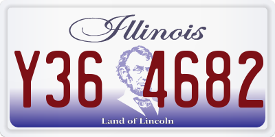 IL license plate Y364682